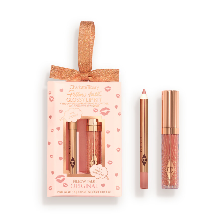 pillow talk mini glossy lips duo