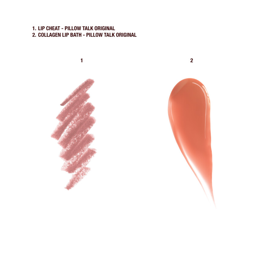 pillow talk mini glossy lips duo