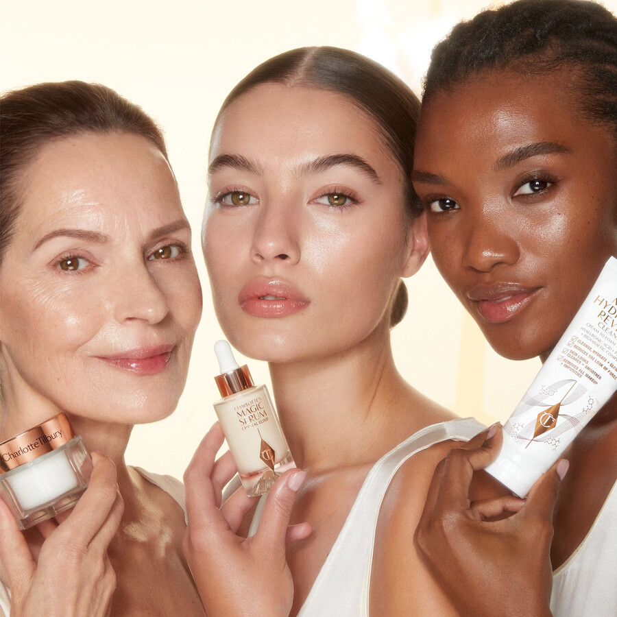 charlottes 3-step magic skin routine